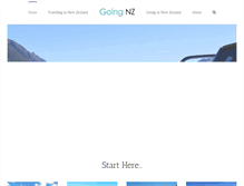 Tablet Screenshot of goingnz.com